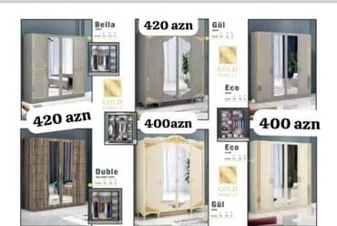 mətbəx skaflari: Yeni, Açılan, 3 qapılı Düz dolab, Qarderob, paltar dolabı, Azərbaycan — 9