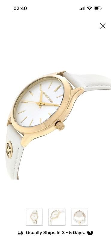 elektrikli saat: Qol saatı, Michael Kors, rəng - Qızılı — 3