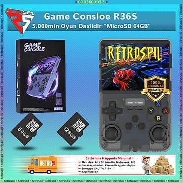 Əl Oyun Konsolları "Sega, Nintendo, PSP, PS1" 🌟 • Game Stick (NoName