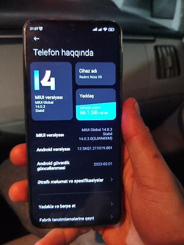 xiaomi redmi note 9 's: Redmi Note 9S, 128 GB, rəng - Boz — 4