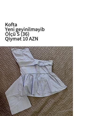 sac cixaran derman: Kofta – birqollu, asimmetrik dizaynlı, beldən ətəkvari hissəli. Xırda — 1