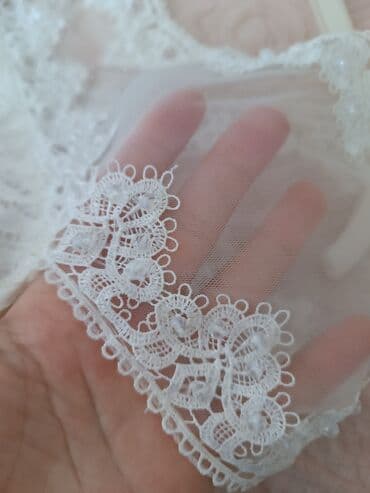 elçilik paltarı: 90 manata alınıb40 manata satilir.Nikahda cəmi 1 dəfə geyinilib.40 — 2