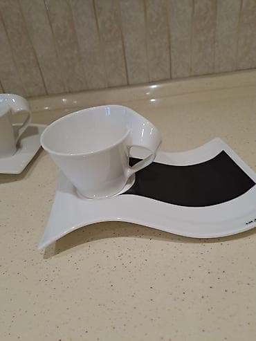 Столовые приборы: Кофейный набор, цвет - Белый, Фарфор, Villeroy & Boch, Германия — 3