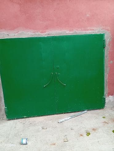 İşlənmiş Dəmir Qaraj darvazası, Yana açılan, Mexaniki, 282 m, rəng - Yaşıl, Kredit yoxdur, Ünvandan götürmə