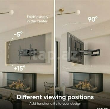 ucuz manitor: Monitordan masaya quraşdırmaq üçün nəzərdə tutulmuş iki qollu montaj — 13