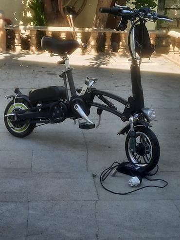 elektro scuter: Kompakt elektrikli velosiped/skuter hibridi - Qatlana bilən korpus – — 1