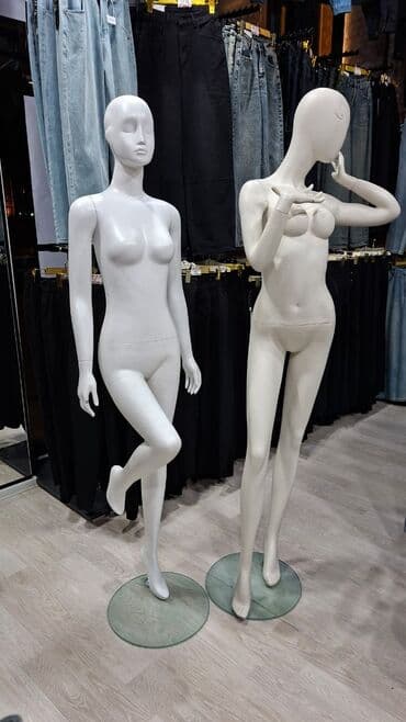 манекен груша: Женский, Пластик, пластмасса, Белый — 3