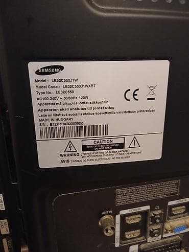 ekran sekli: İşlənmiş Televizor Samsung LCD 32" FHD (1920x1080), Ünvandan götürmə — 2