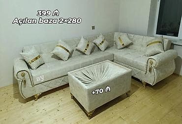 kunc divanlari: Künc divan, Divan, Bazalı, Açılan — 1