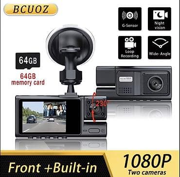 xiaomi yi lite: BCUOZ iki linzalı avtomobil DVR dash cam - Ön + daxili kamera ilə — 1