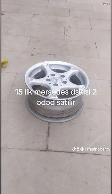 Disk Mercedes-Benz R 15, 5 Boltlu lalafo.az -da Disk Mercedes-Benz R 15, 5 Boltlu