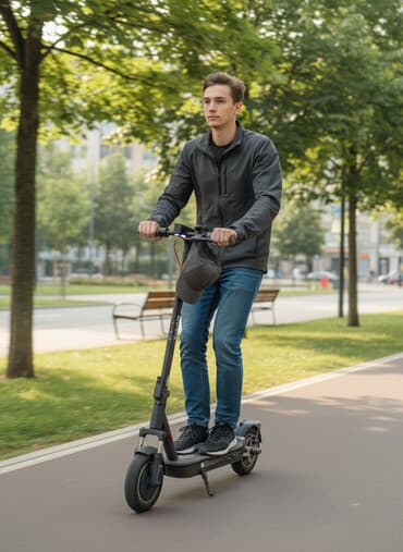 электрический скутер в баку: Б/у Электросамокат 9", > 1000 Вт, 16 - 25 км/ч — 1