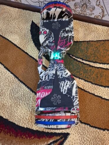 шаршекеев физика 11 класс: Qrafiti dizaynlı elektrikli hoverboard (segway) - Rəngarəng qrafiti — 1