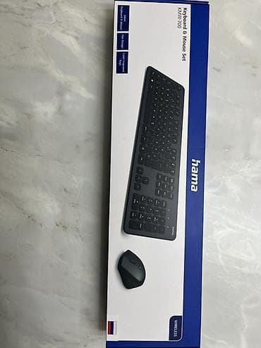 Hama KW-700 klaviatura və siçan dəsti - Simsiz qoşulma (Wireless) –