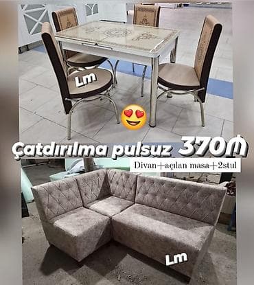 usdul usdol: Yeni, Künc divan, Mətbəx üçün, Qonaq otağı üçün, Açılan — 1
