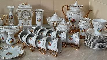 versace servis: Nahar dəsti, Keramika, 12 nəfərlik, Yaponiya — 8