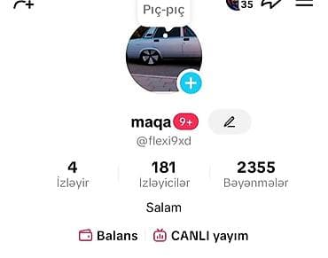 Xidmət: TikTok hesabı Təsvir: - İstifadəçi adı: @flexi9xd - Profil lalafo.az -da Xidmət: TikTok hesabı Təsvir: - İstifadəçi adı: @flexi9xd - Profil