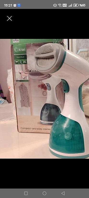 Kiwi buxar fırçası – paltarları tez və rahat ütüləmək üçün portativ