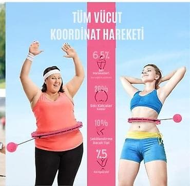 Ağıllı Fitness Hula Hoop – tənzimlənən çəkili masaj halqası - 24 ədəd — 5