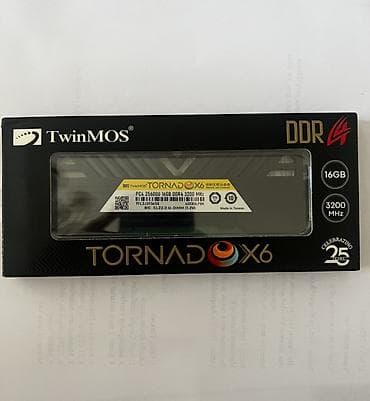 ddr 4 plata: Operativ yaddaş (RAM) 16 GB, 3200 Mhz, DDR4, PC üçün — 1