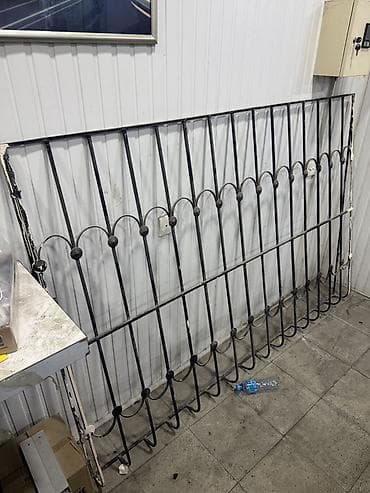 Dəmir pəncərə barmaqlığı - Material: tam metal/dəmir konstruksiya — 5