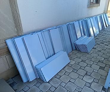 Mağaza avadanlığı: Çox az işlənib. Yeni kimidir. Bir dəstin hündürlüyü 2.1 m, eni isə 0.9 — 7