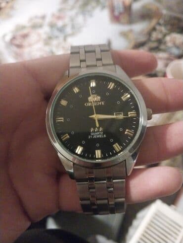 Смарт браслеты: Наручные часы, Orient, цвет - Черный — 1