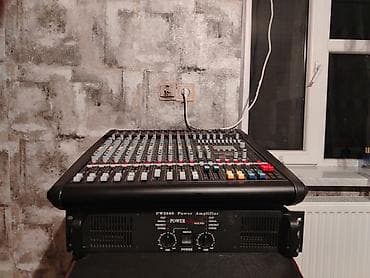 iphone 16 tecili: PW2500 Power Amplifier + səs mikseri Məhsul təsviri: - Aşağıda PW2500 — 1