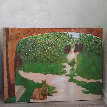 Peyzaj 

80×60 Kətan üzərində akril boya ilə rəsm