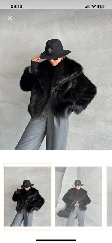 sansar kürkü: Kürk, Standart, rəng - Qara — 1