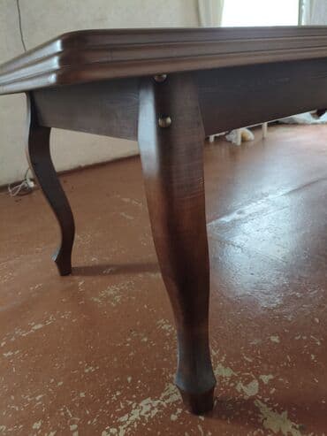 yığılan stol: Qonaq masası, İşlənmiş, Açılmayan, Dördbucaq masa — 3