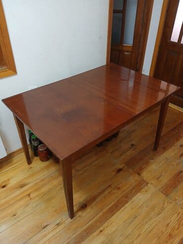 обеденный стол купить: Гостиный стол, Б/у, Раскладной, Дерево, Прямоугольный стол — 2