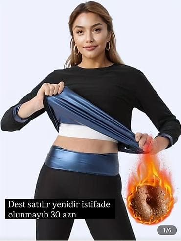 Qadın geyim və ayaqqabı dəsti 1) Termo-sauna dəsti - Qarın və bel at lalafo.az Qadın geyim və ayaqqabı dəsti 1) Termo-sauna dəsti - Qarın və bel