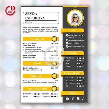 Услуги по строительству и ремонту: CV hazırlanması ● Azərbaycan, İngilis, Rus, Alman və Türk dili ● Üstün — 5