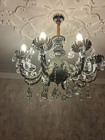 sam: Çılçıraq, 8 lampa, Şüşə — 2