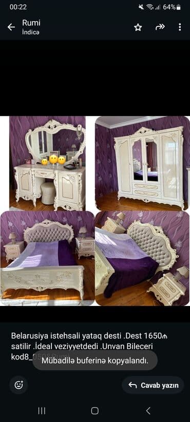 dolab satılır: Təknəfərlik çarpayı, Dolab, Belarusiya — 1