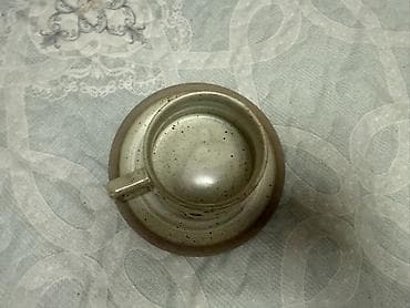 caşka nəlbəki: Qəhvə dəsti, rəng - Bej, Keramika, 1 nəfərlik — 2