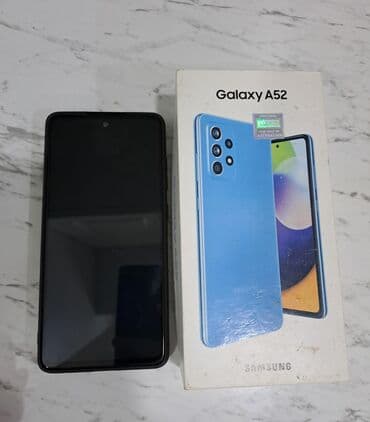 Lincoln: Samsung Galaxy A52, цвет - Голубой, Отпечаток пальца — 5