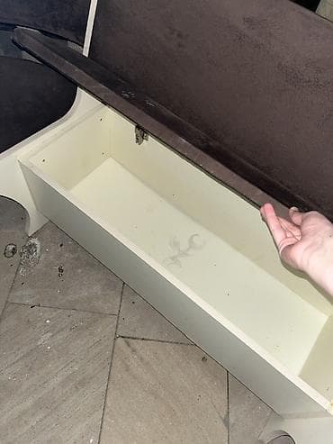 kunc mebeli: Künc oturacaq dəsti Bazalı - Dizayn: L formalı künc oturacaq; modullu — 4