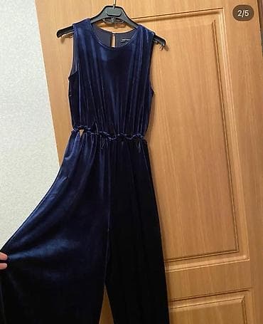 qadın köynək modelləri: Tulum, Waggon, L, rəng - Göy — 2