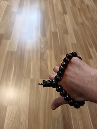 Чётки: Material: Təmiz Kuka ağacı (İstifadə olunduqca qaralan və parlayan — 5