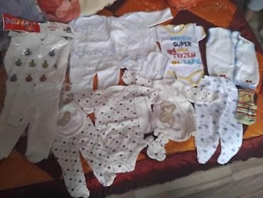 Uşaq dəsti, Uniseks, 0 - 3 ay