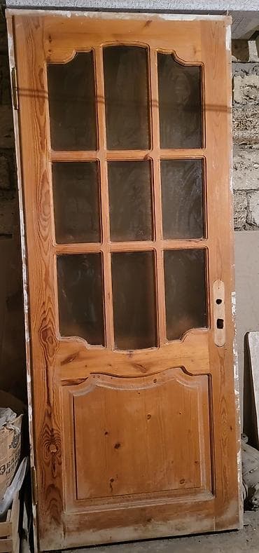 qapi evi: İşlənmiş Otaq qapısı 90x210 sm Zamok ilə, Ünvandan götürmə — 2