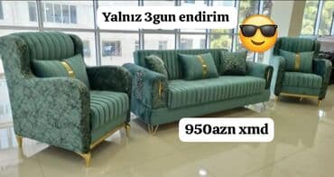 divan yuma: Новый, Диван, 2 кресла — 1