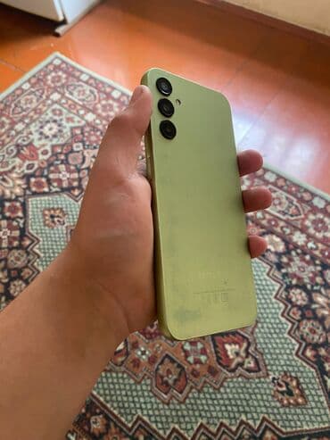 işlənmiş ucuz soyuducu: Samsung Galaxy A14, 64 GB, rəng - Yaşıl, Barmaq izi — 3