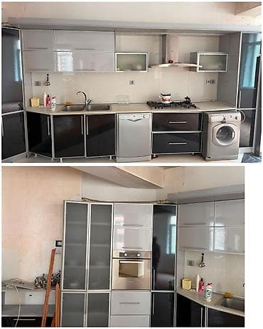 quba xalca yuma: Mətbəx mebeli 500₼. ümumi 8 m ölçülü. Üzərində qaz,moykaasperator — 1