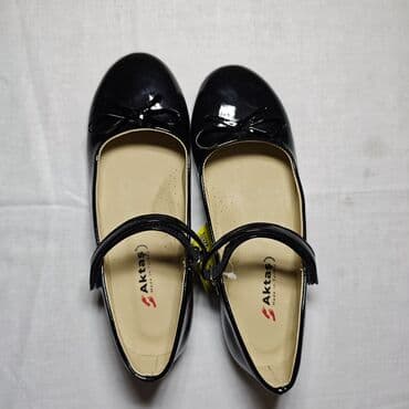 ГАЗ: Цвет - Черный Балетки, Размер: 36, Для девочек — 5