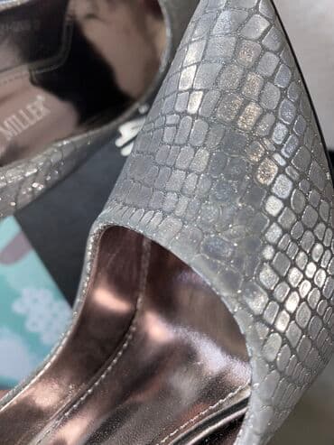 зеленые туфли: Туфли, Размер: 37, цвет - Серебристый, Новый — 16