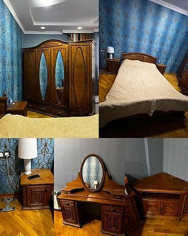sattlar: Yataq dəsti satılır 300₼. matrası var.Ünvan Qaraçuxur. 8825. Fatimə99 — 1