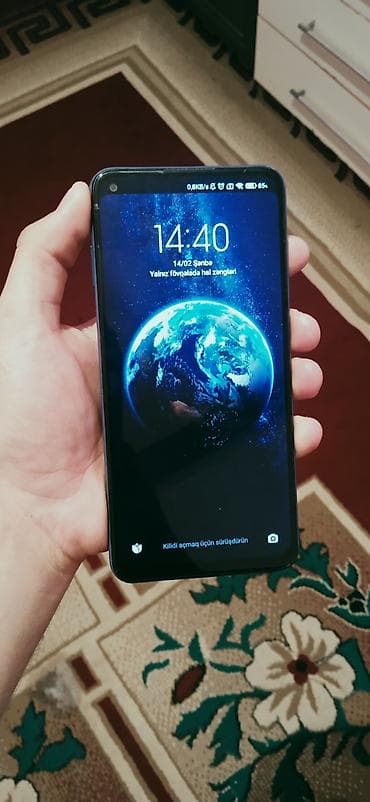 nokia 2 4: Redmi Note 9, 64 GB, rəng - Göy, Barmaq izi — 3